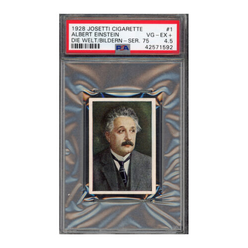 1928 Josetti Cigarette #1 Albert Einstein PSA 4.5