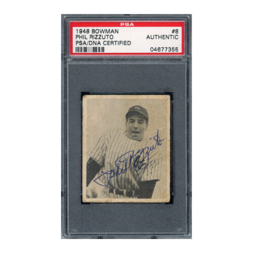 1948 Bowman #8 Phil Rizzuto PSA Auth