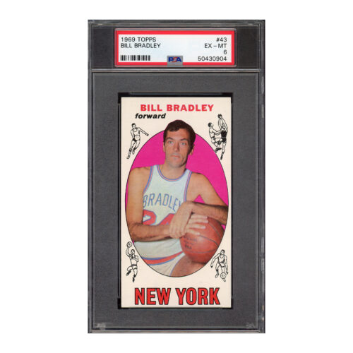 1969 Topps #43 Bill Bradley PSA 6