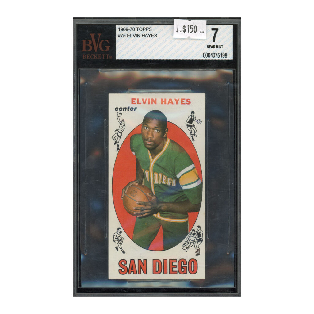1969 Topps #75 Elvin Hayes BVG 7
