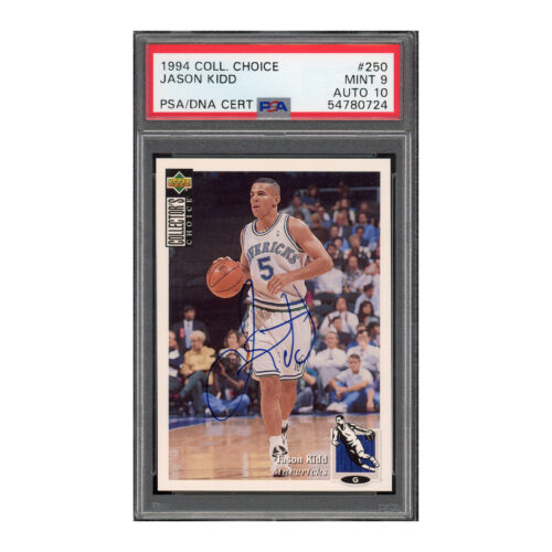 1994 Collector's Choice #250 Jason Kidd PSA 9 Auto 10
