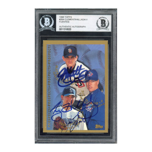 1998 Topps #264 Roy Halladay Beckett Auto