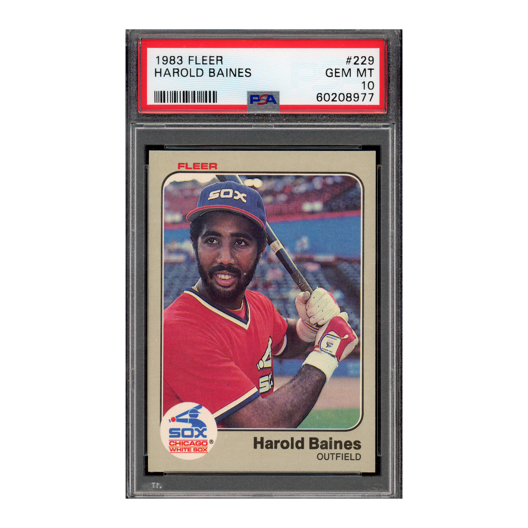 1983 Fleer #229 Harold Baines PSA 10