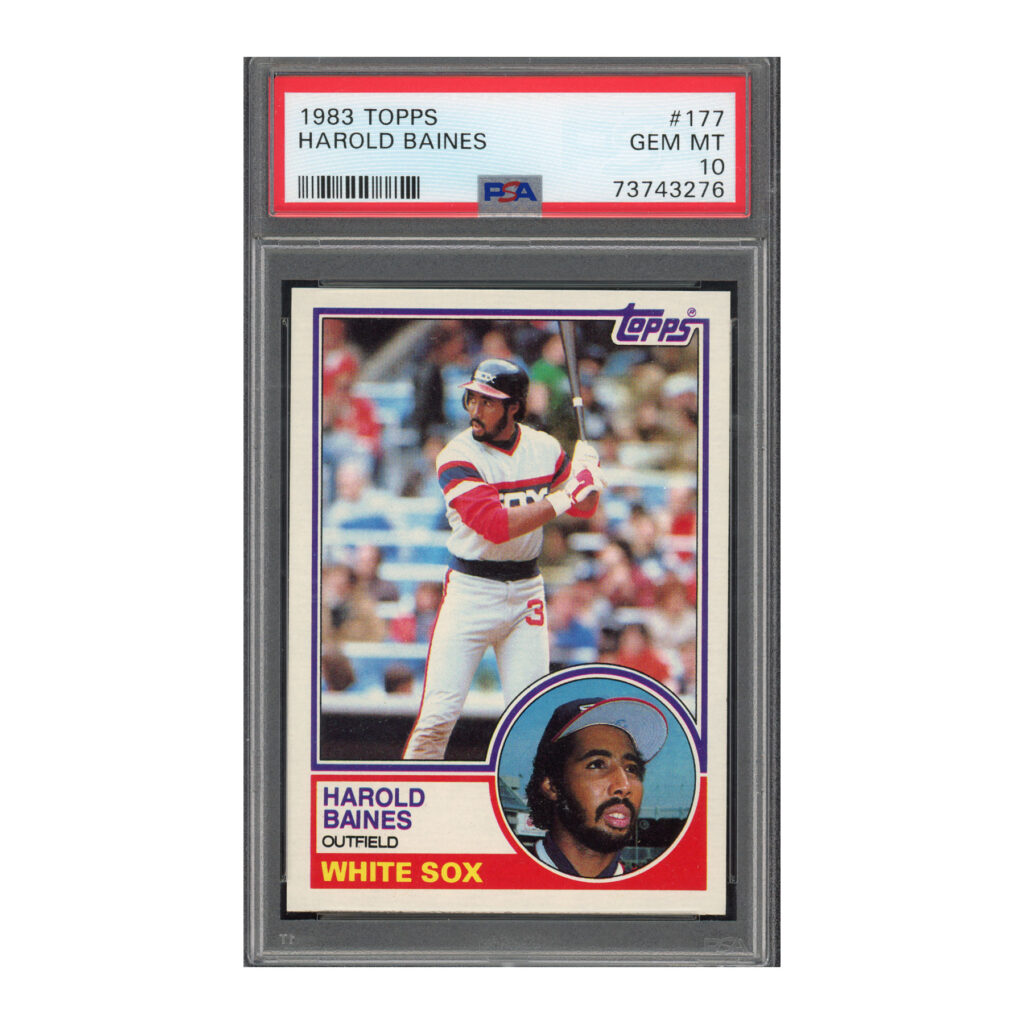 1983 Topps #177 Harold Baines PSA 10