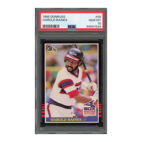 1985 Donruss #58 Harold Baines PSA 10