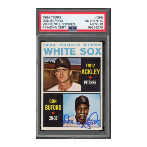 1964 Topps #368 Don Buford PSA Auth Auto 10