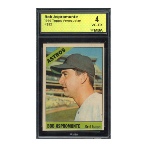 1966 Topps Venezuelan #352 Bob Aspromonte MBA 4