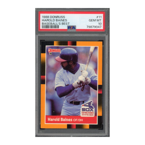 1988 Donruss Best #11 Harold Baines PSA 10
