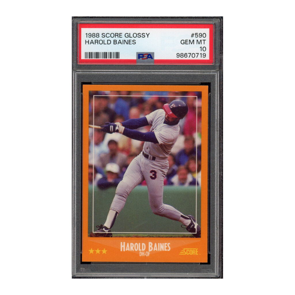 1988 Score Glossy #590 Harold Baines PSA 10
