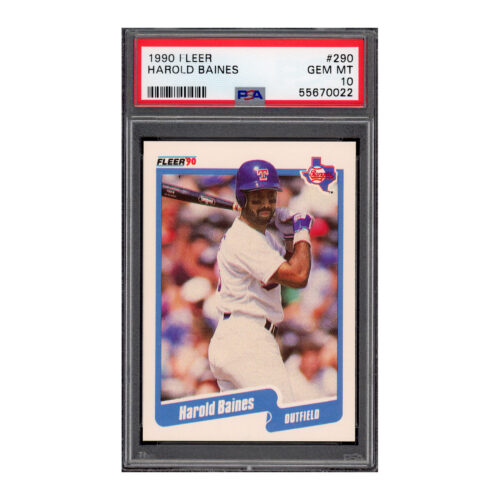 1990 Fleer #290 Harold Baines PSA 10