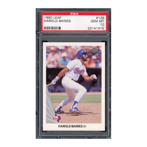 1990 Leaf #126 Harold Baines PSA 10