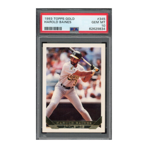 1993 Topps Gold #345 Harold Baines PSA 10