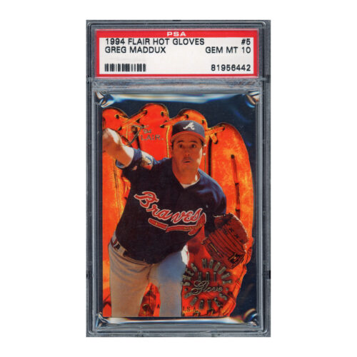 1994 Flair Hot Gloves #5 Greg Maddux PSA 10