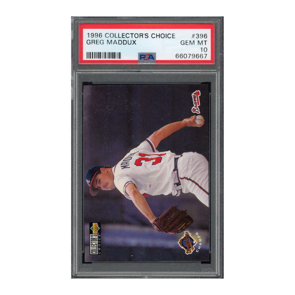 1996 Collector's Choice #396 Greg Maddux PSA 10