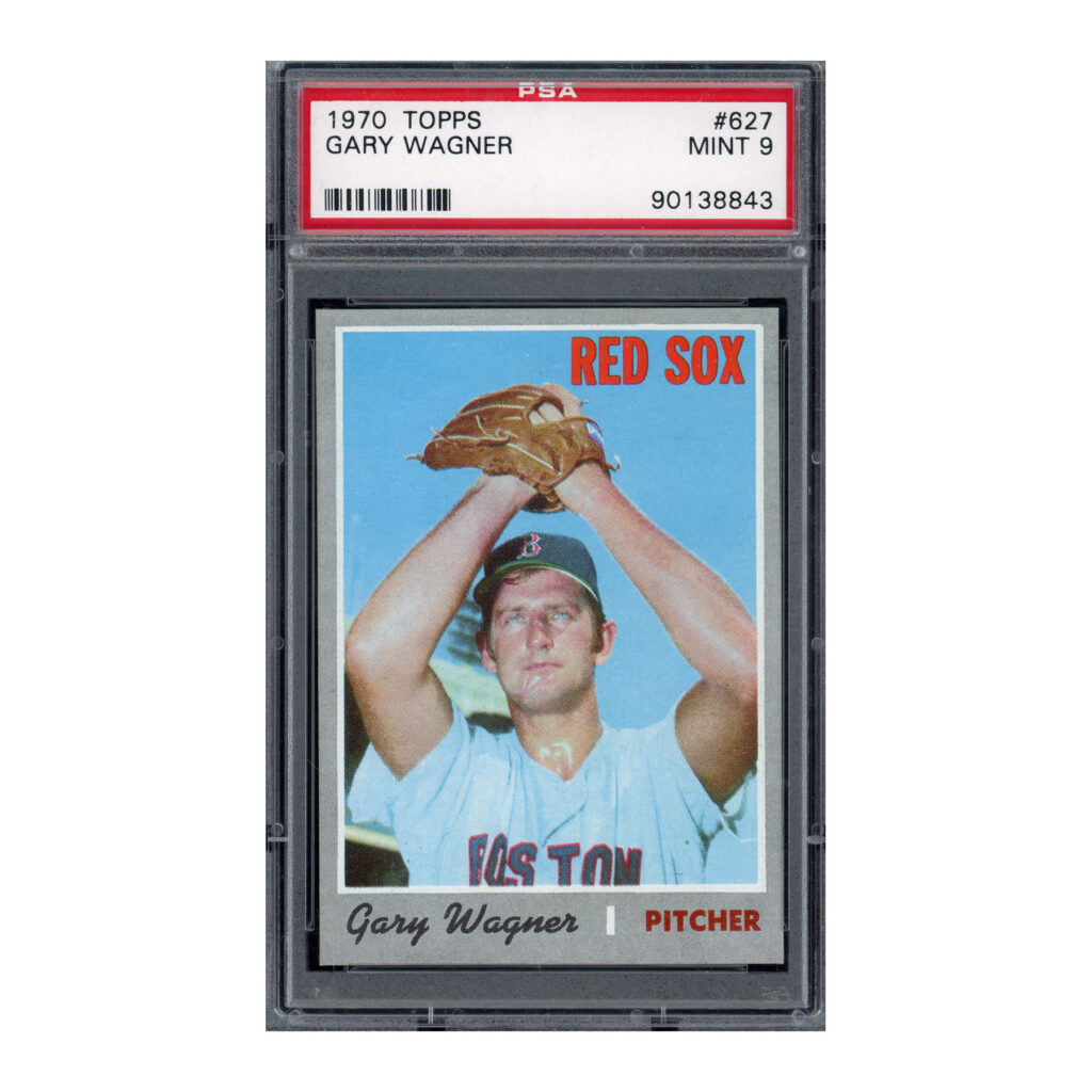 1970 Topps #627 Gary Wagner PSA 9