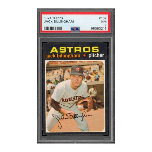 1971 Topps #162 Jack Billingham PSA 7