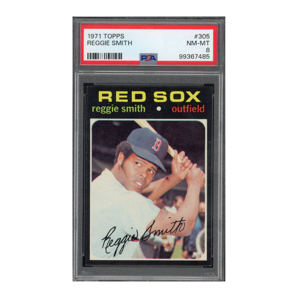 1971 Topps #305 Reggie Smith PSA 8