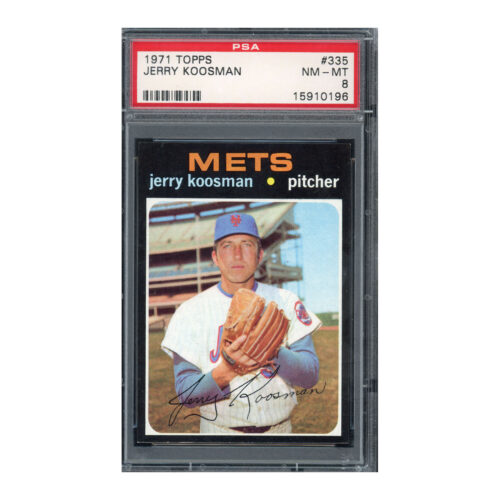 1971 Topps #335 Jerry Koosman PSA 8