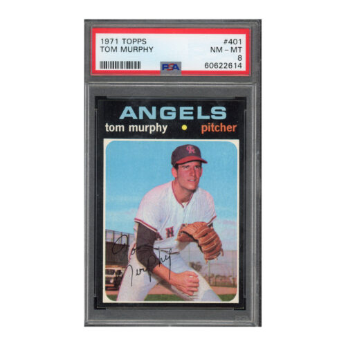 1971 Topps #401 Tom Murphy PSA 8