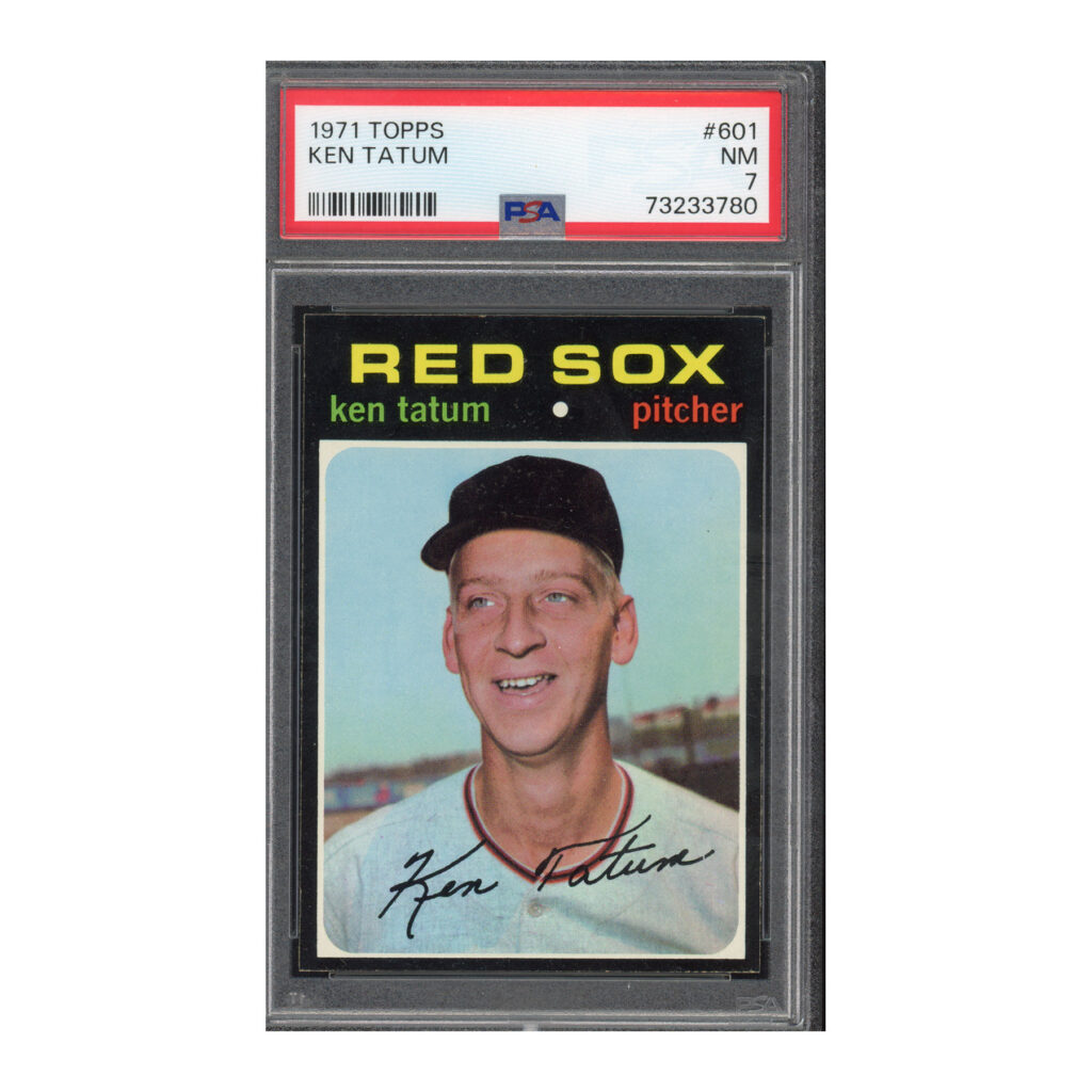 1971 Topps #601 Ken Tatum PSA 7
