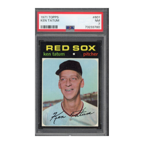 1971 Topps #601 Ken Tatum PSA 7
