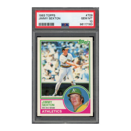 1983 Topps #709 Jimmy Sexton PSA 10