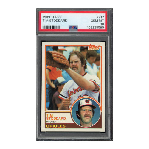 1983 Topps #217 Tim Stoddard PSA 10