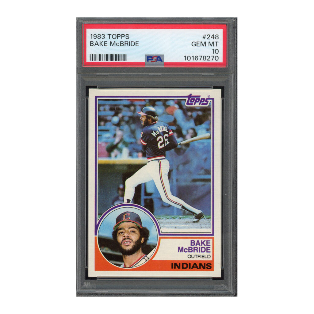 1983 Topps #248 Bake McBride PSA 10
