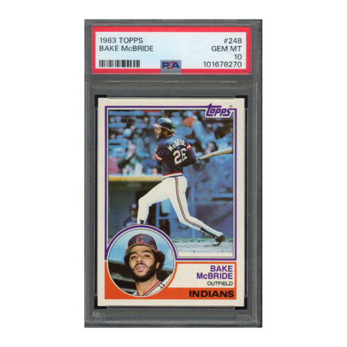 1983 Topps #248 Bake McBride PSA 10