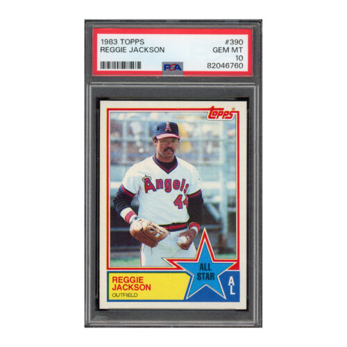1983 Topps #390 Reggie Jackson PSA 10