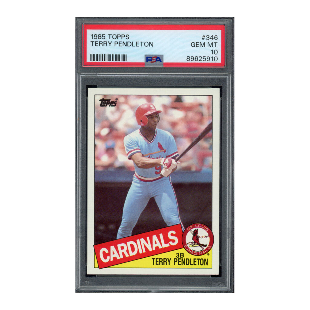 1985 Topps #346 Terry Pendleton PSA 10