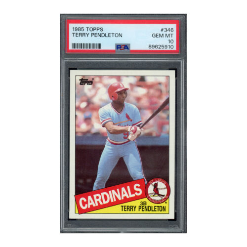 1985 Topps #346 Terry Pendleton PSA 10