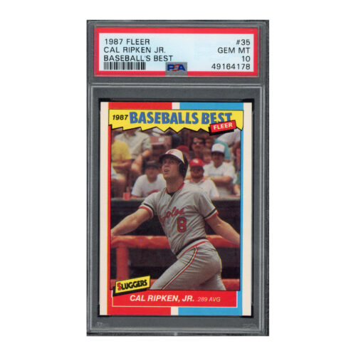 1987 Fleer Baseball's Best #35 Cal Ripken PSA 10