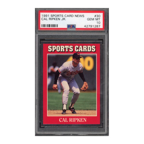 1991 Sports Card News #30 Cal Ripken PSA 10