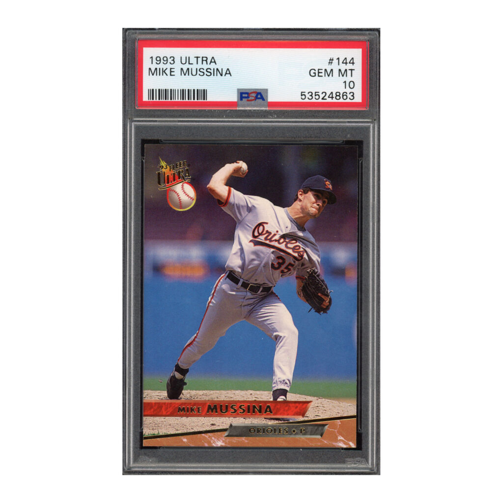 1993 Ultra #144 Mike Mussina PSA 10