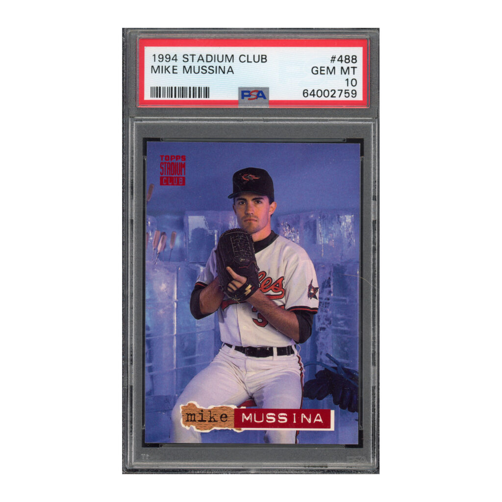 1994 Stadium Club #488 Mike Mussina PSA 10