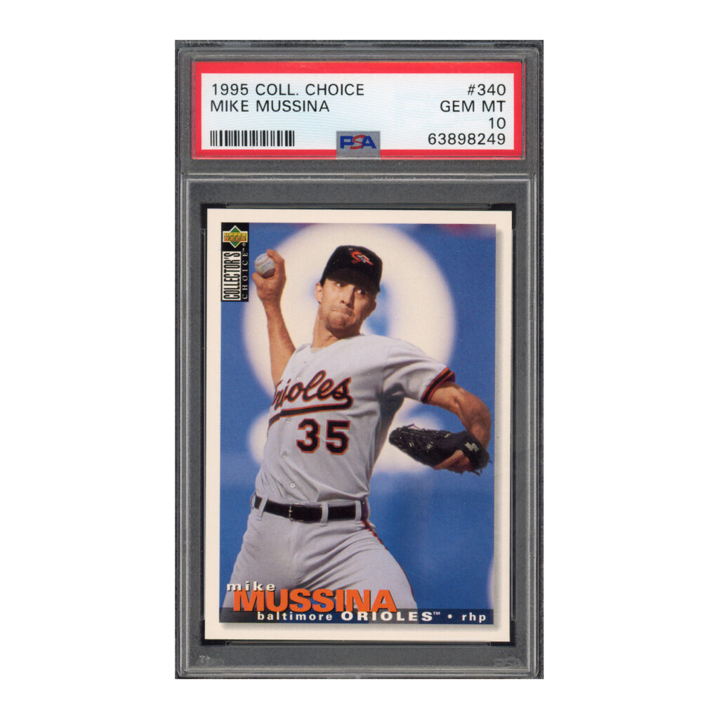 1995 Collector's Choice #340 Mike Mussina PSA 10