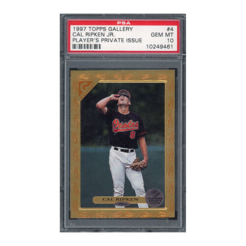 1997 Topps Gallery Players Private Issue /250 #4 Cal Ripken PSA 10