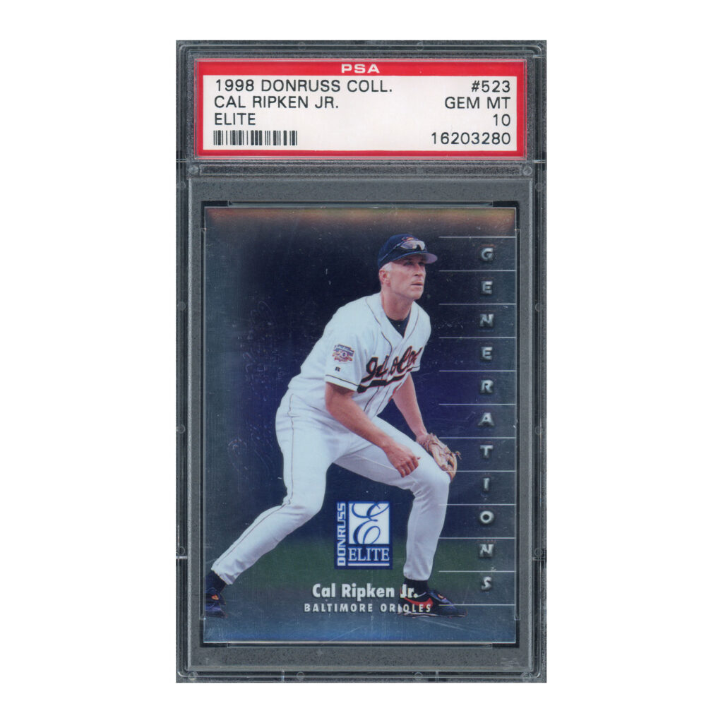 1998 Donruss Collections Elite #523 Cal Ripken PSA 10