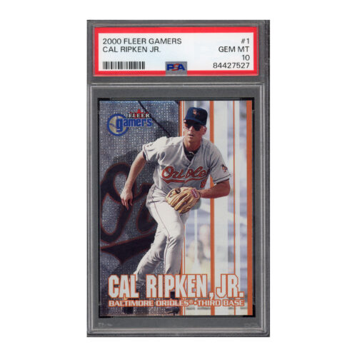 2000 Fleer Gamers #1 Cal Ripken PSA 10