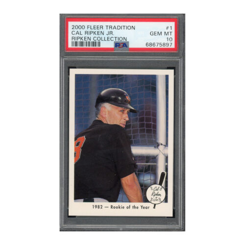 2000 Fleer Tradition Cal Ripken Collection #1 PSA 10