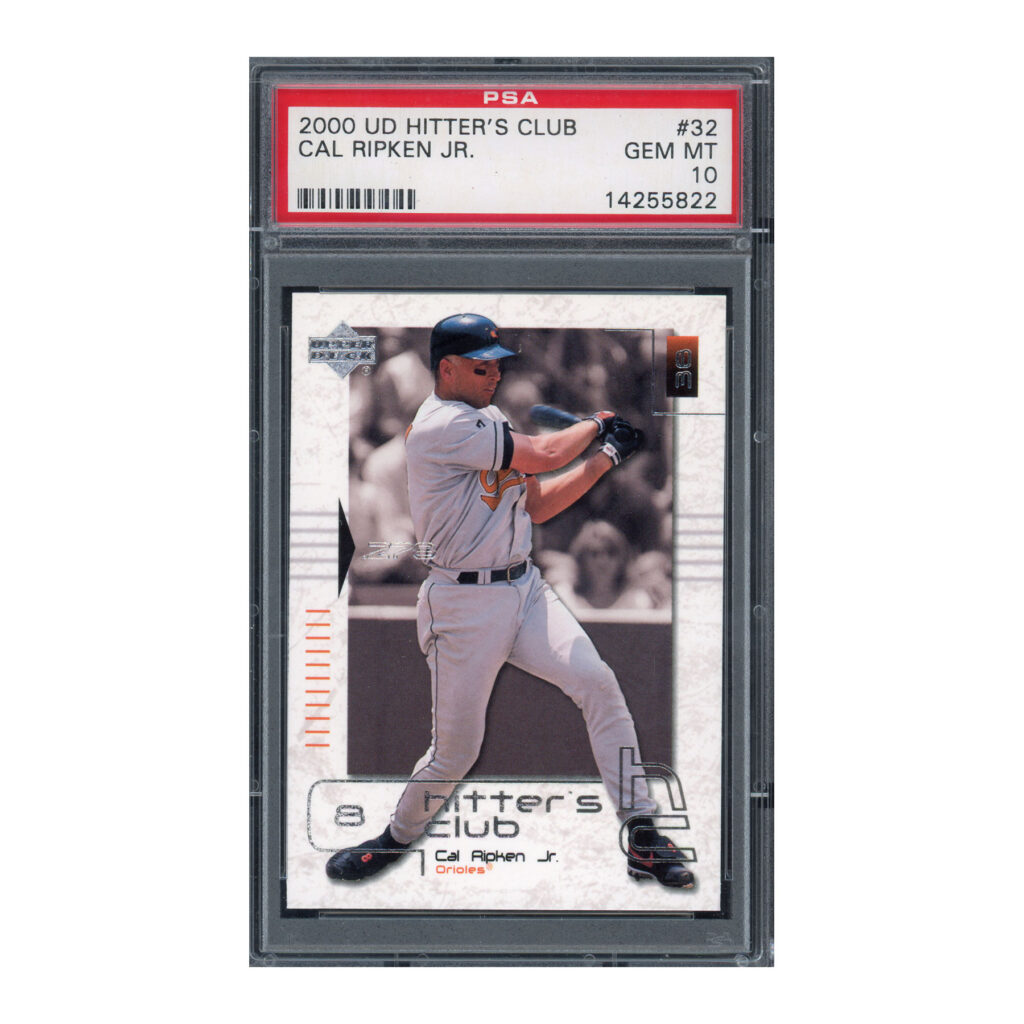 2000 UD Upper Deck Hitters Club #32 Cal RIpken PSA 10
