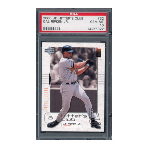 2000 UD Upper Deck Hitters Club #32 Cal RIpken PSA 10