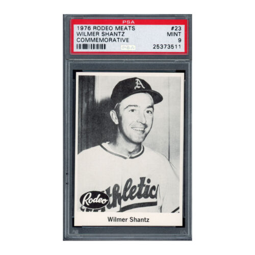 1977 Rodeo Meats Commemorative #23 Wilmer Shantz PSA 9