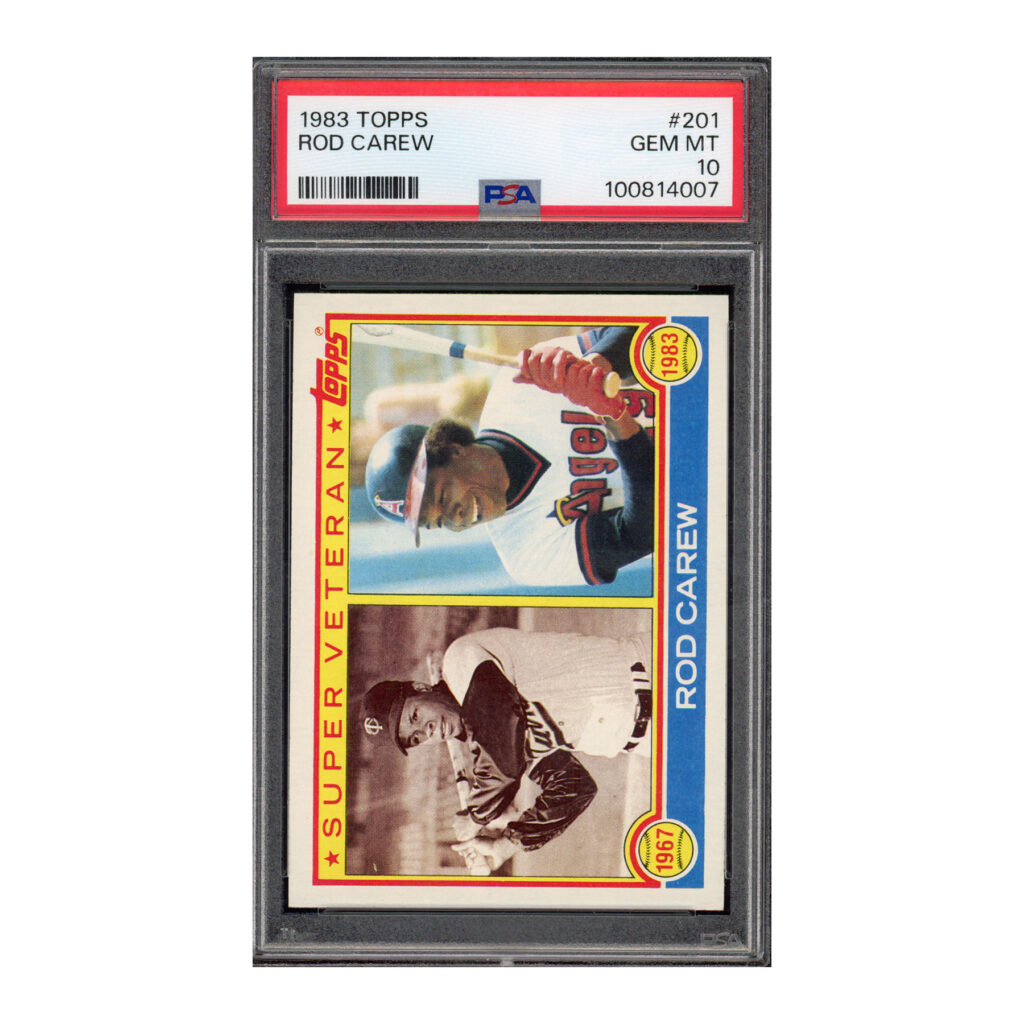 1983 Topps #201 Rod Carew PSA 10