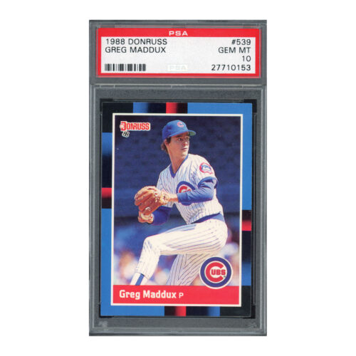 1988 Donruss #539 Greg Maddux PSA 10