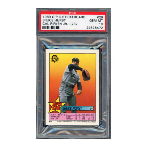 1989 OPC O-Pee-Chee #29 Cal Ripken Bruce Hurst PSA 10