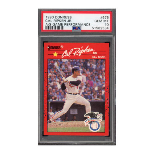1990 Donruss #676 Cal Ripken PSA 10