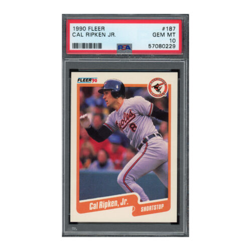 1990 Fleer #187 Cal Ripken PSA 10