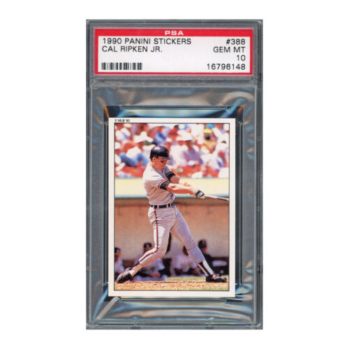 1990 Panini Stickers #388 Cal Ripken PSA 10